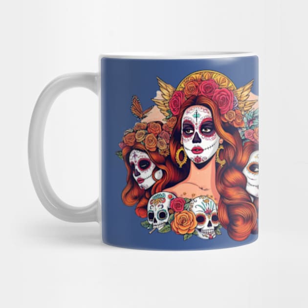 Lana Del Rey Day of the Dead Trio by Tiger Mountain Design Co.